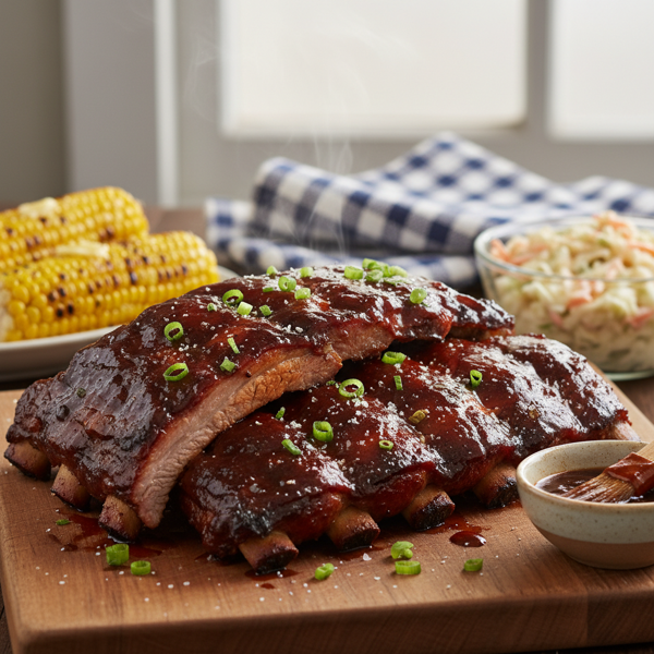 Tender Slow-Cooked Ribs with Signature BBQ Sauce recipe