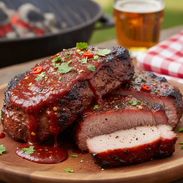 Tender St. Louis-Style Barbecued Pork Steaks recipe