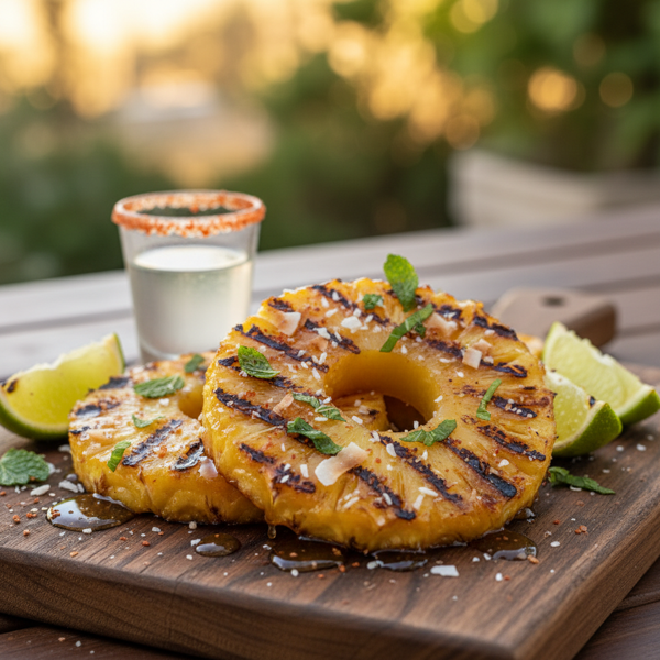 Tequila-Infused Grilled Pineapple Delight recipe