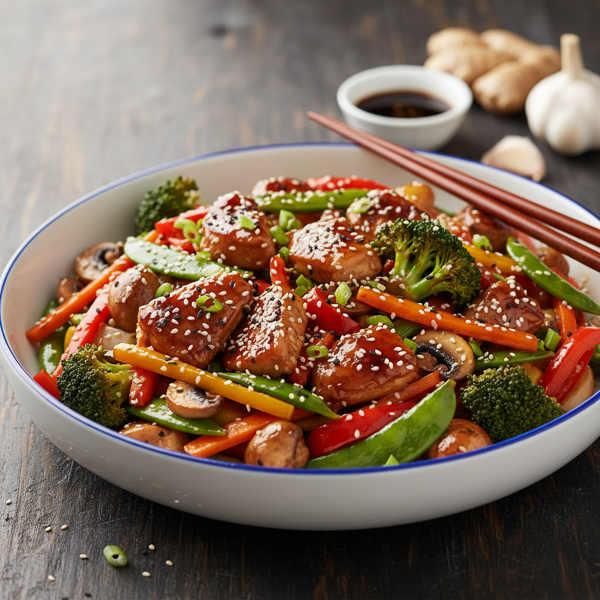 Teriyaki Chicken & Veggie Stir-Fry recipe