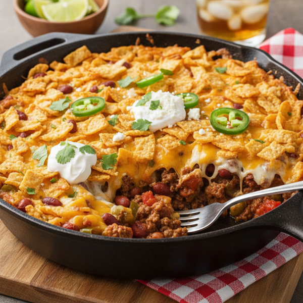 Tex-Mex Frito Chili Pie Casserole recipe