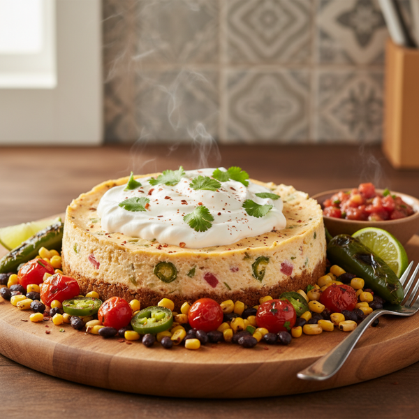 Tex-Mex Spicy Cheesecake Delight recipe