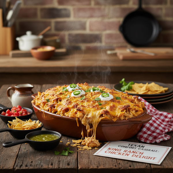 Texan Comfort Casserole: King Ranch Chicken Delight recipe