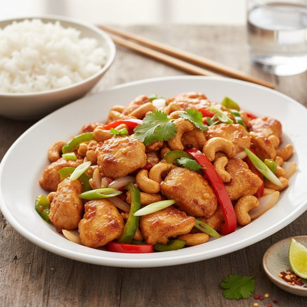 Thai Cashew Chicken Stir-Fry recipe