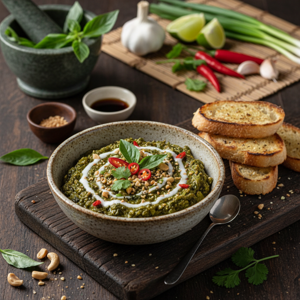 Thai Fusion Basil Pesto recipe