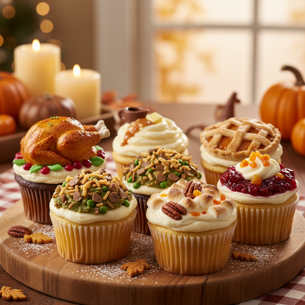 Thanksgiving Feast Cupcake Delights recipe