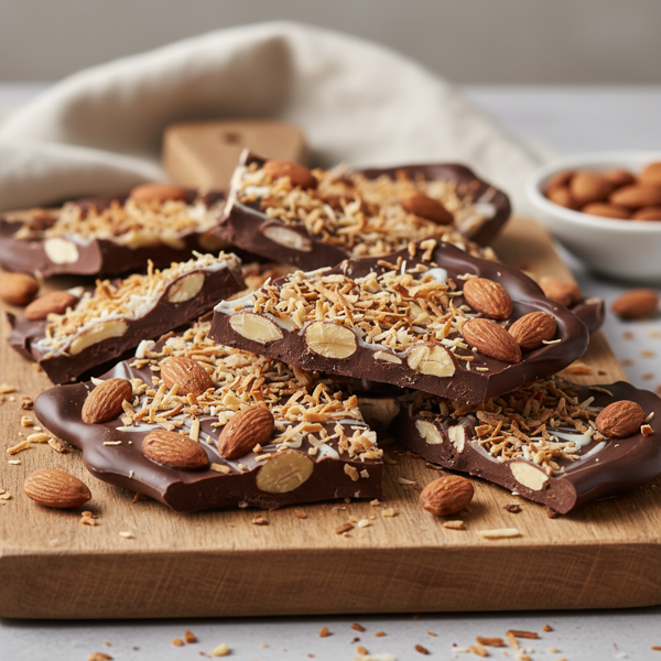 Toasted Coconut Almond Bark recipe