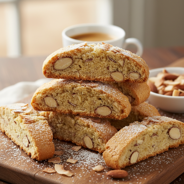 Toasted Coconut Almond Biscotti recipe