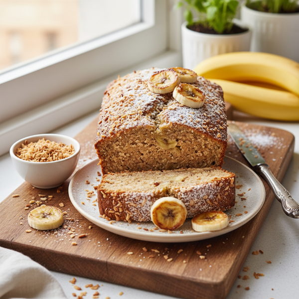 Toasted Coconut Banana Bliss Loaf recipe