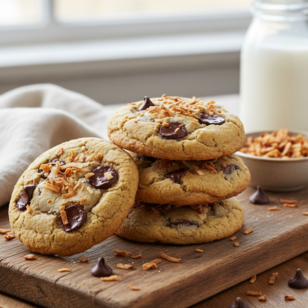 Toasted Coconut Dream Chocolate Chip Cookies recipe