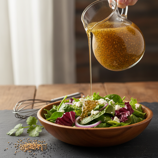 Toasted Sesame Poppy Seed Vinaigrette recipe