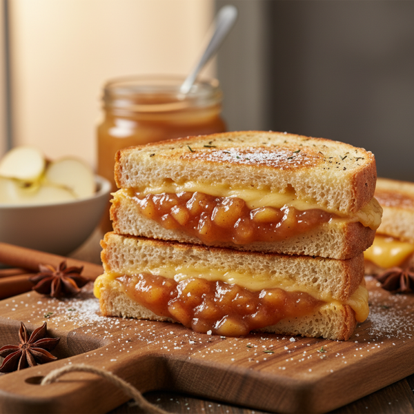 Toasty Applesauce Delight Sandwich recipe