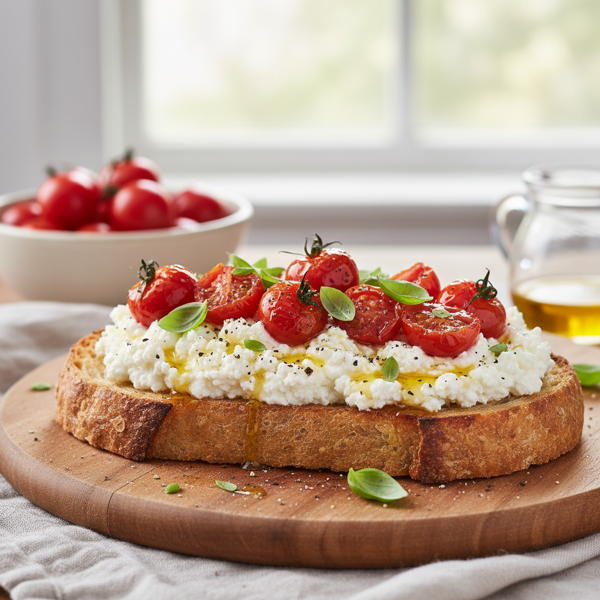 Toasty Tomato & Cottage Cheese Delight recipe
