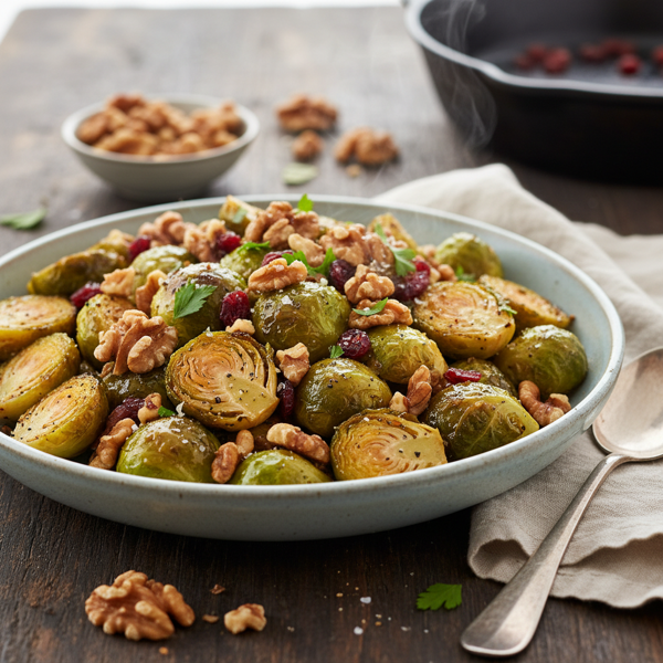 Toasty Walnut Brussels Sprouts Delight recipe