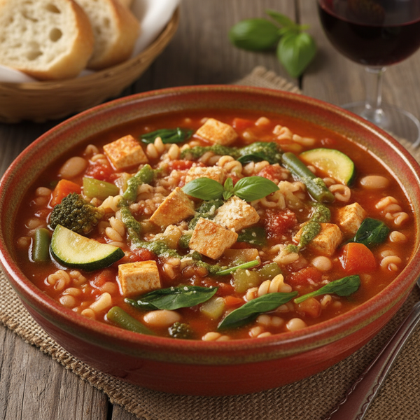 Tofu-Enriched Minestrone Soup recipe