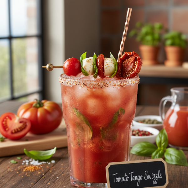 Tomato Tango Swizzle recipe