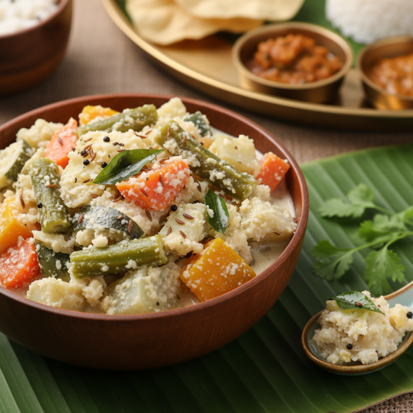 Traditional Aviyal - South Indian Vegetable Stew recipe