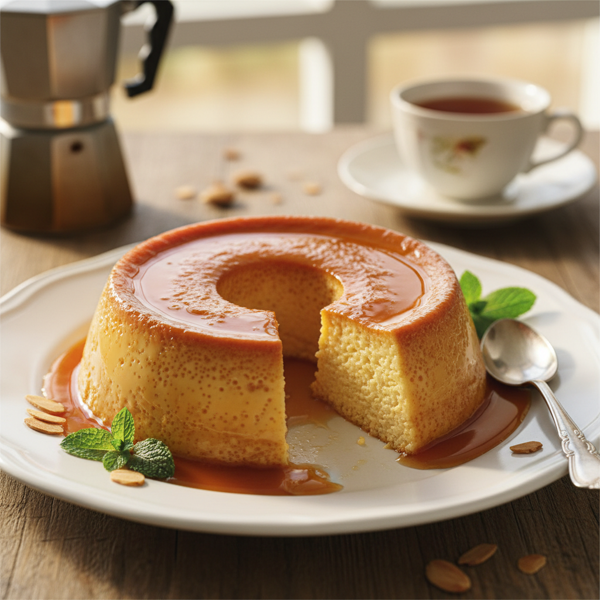 Traditional Cuban Flan with Caramel Glaze recipe