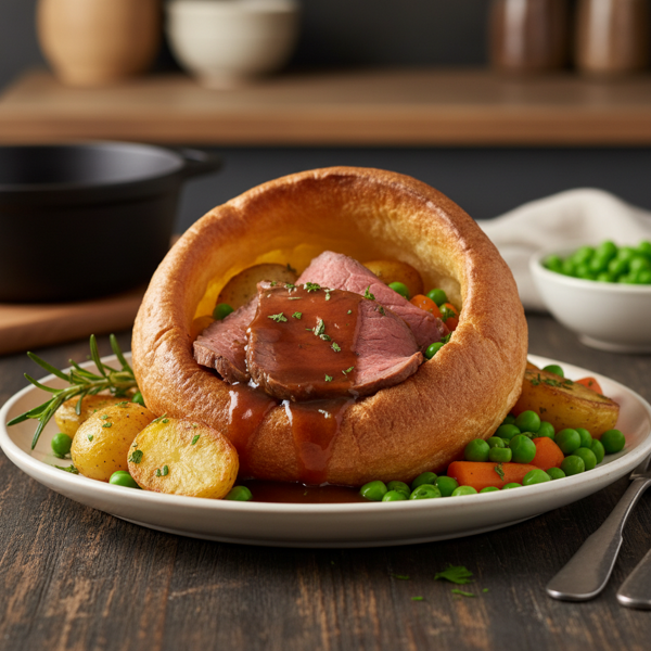 Traditional English Yorkshire Pudding Delight recipe