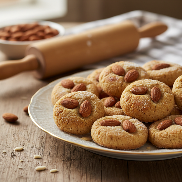 Traditional German Bethmännchen Cookies recipe