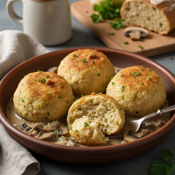 Traditional German Bread Dumplings recipe
