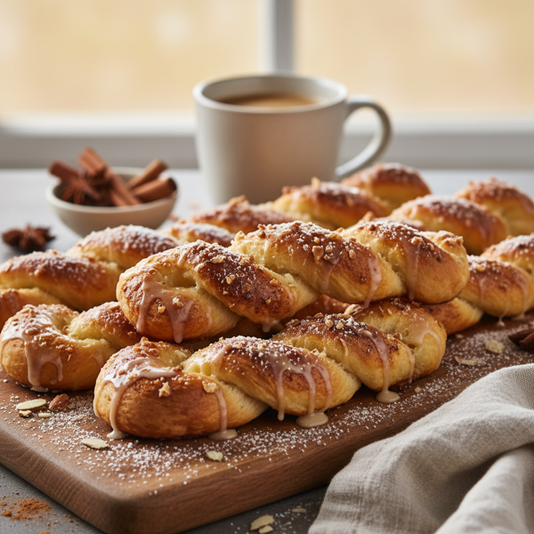 Traditional German Creamy Cinnamon Twists recipe