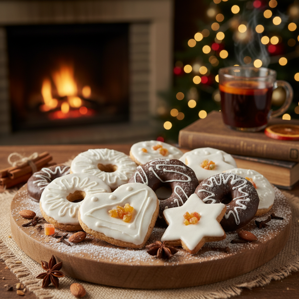 Traditional German Lebkuchen - Holiday Spice Cookies recipe