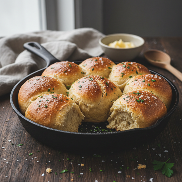 Traditional German Parker House Rolls recipe