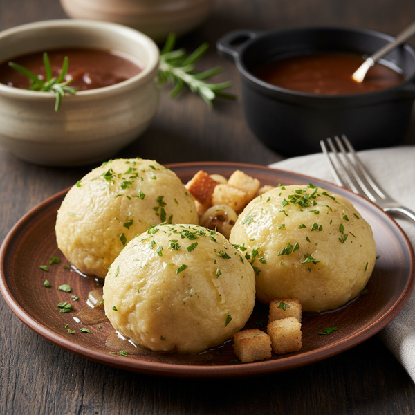Traditional German Potato Knödel recipe