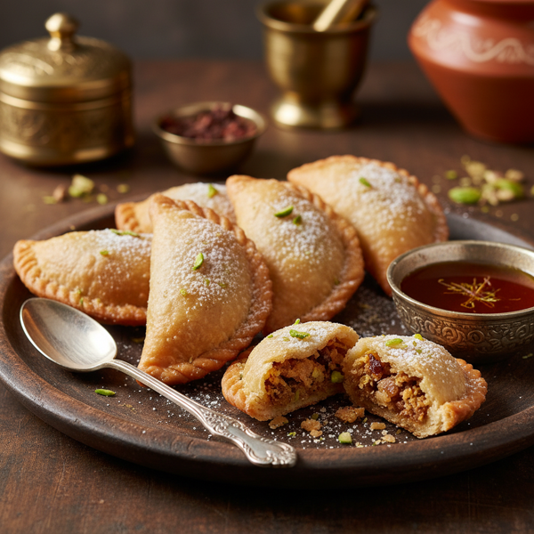 Traditional Indian Gujiya recipe