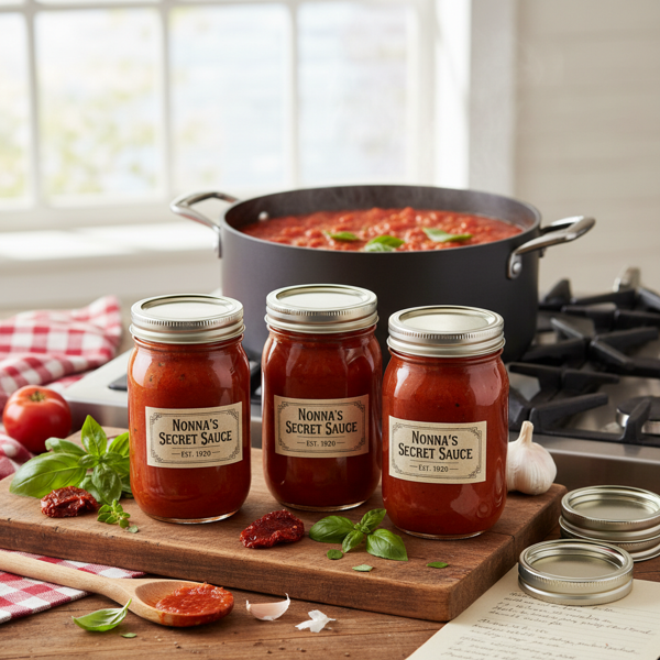 Traditional Italian Spaghetti Sauce for Canning recipe