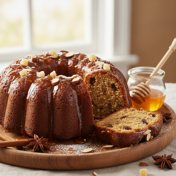 Traditional Jewish Honey Cake (Parve) recipe