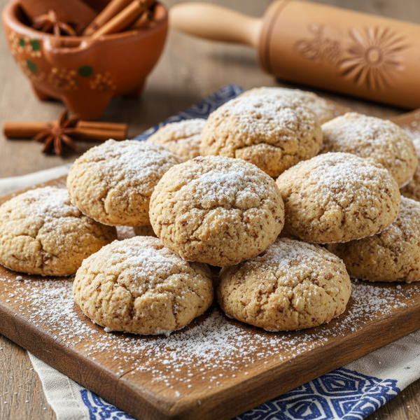 Traditional Mexican Pan de Polvo Cookies recipe