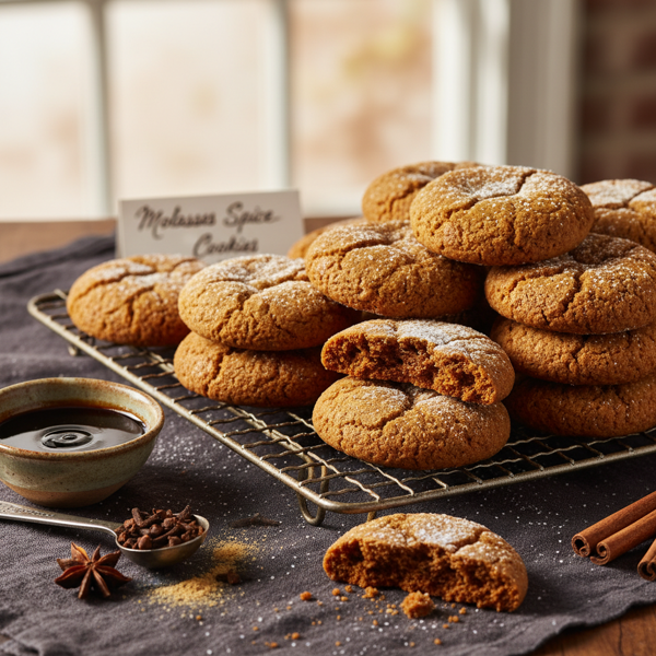 Traditional Molasses Spice Cookies recipe