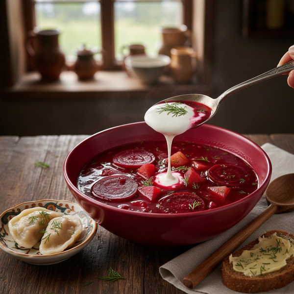 Traditional Polish Barszcz: Tangy Beet Soup recipe