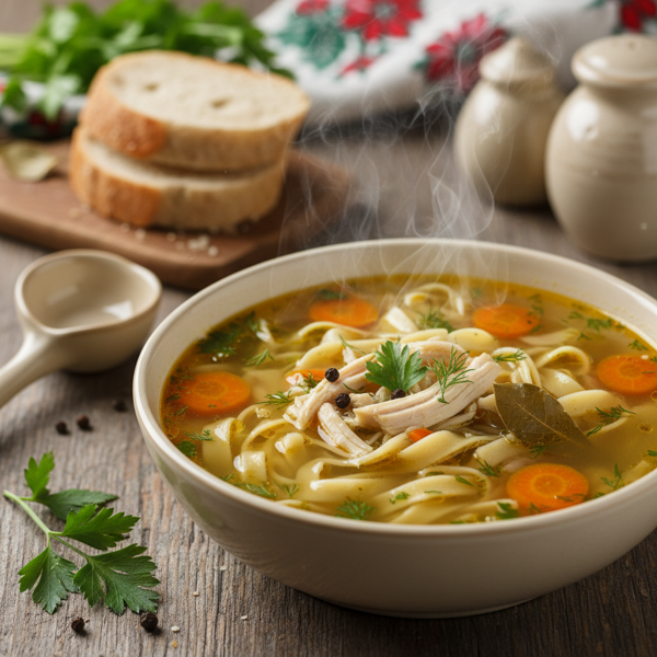 Traditional Polish Comfort Chicken Soup recipe