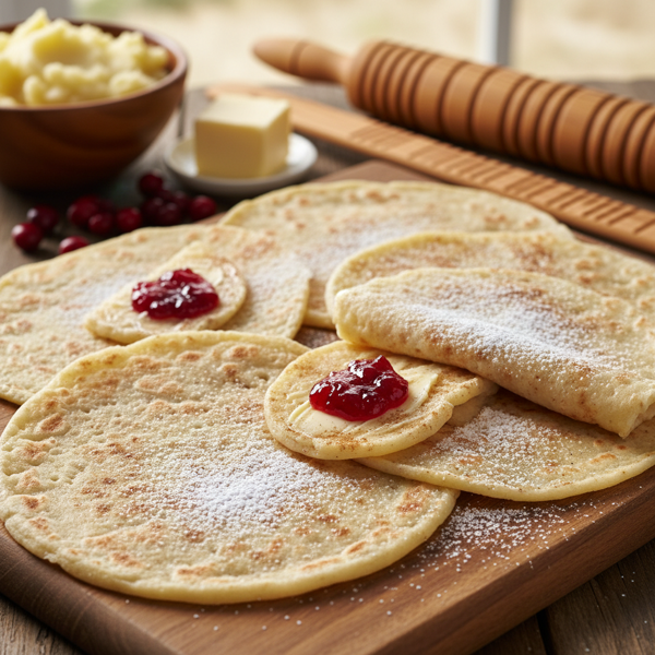Traditional Scandinavian Potato Lefse recipe