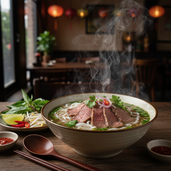 Traditional Vietnamese Beef Pho recipe