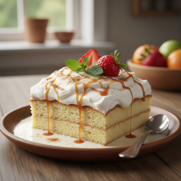 Tres Leches Delight: Heavenly Three-Milk Cake recipe