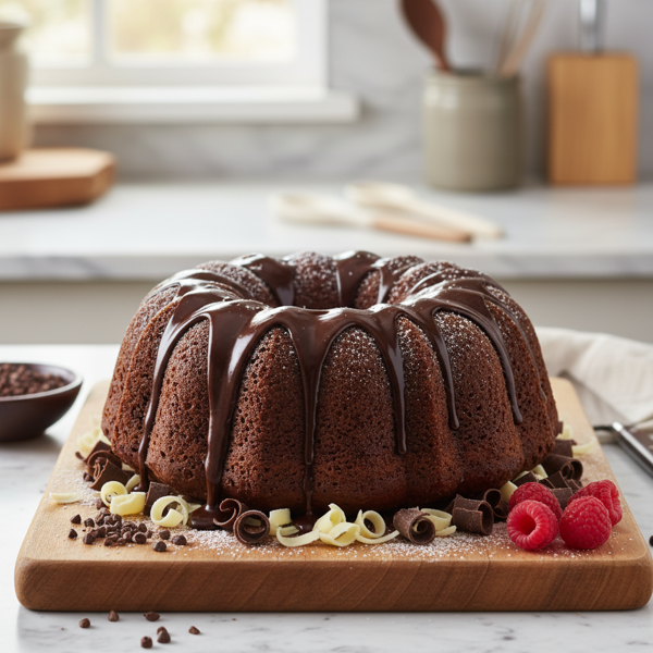 Triple Chocolate Bliss Bundt Cake recipe