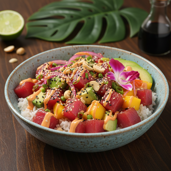 Tropical Ahi Poke Delight recipe