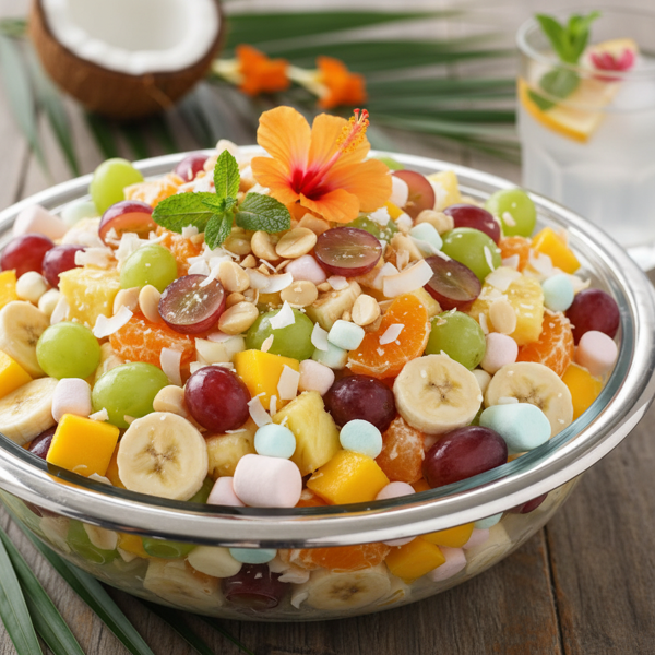 Tropical Ambrosia Delight Salad recipe
