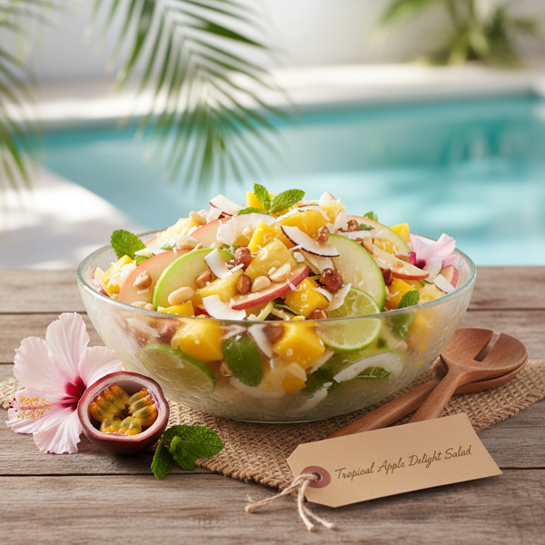 Tropical Apple Delight Salad recipe