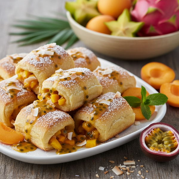 Tropical Apricot Delight Rolls recipe