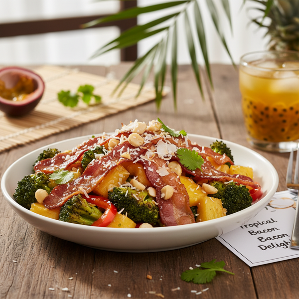 Tropical Bacon Broccoli Delight recipe