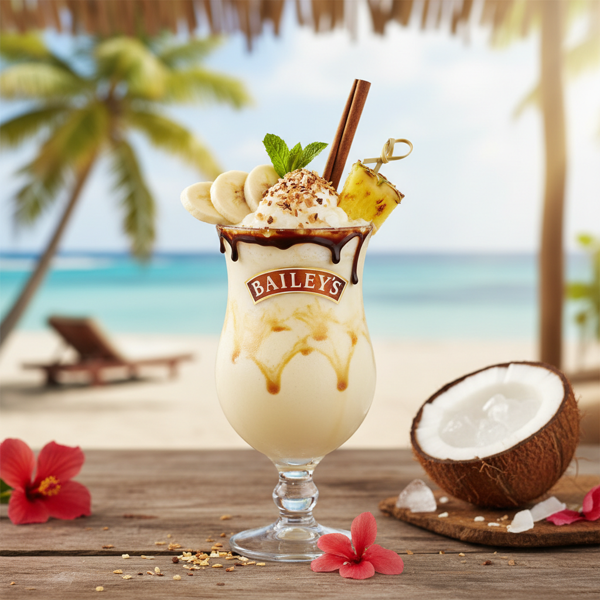 Tropical Bailey's Banana Colada Bliss recipe