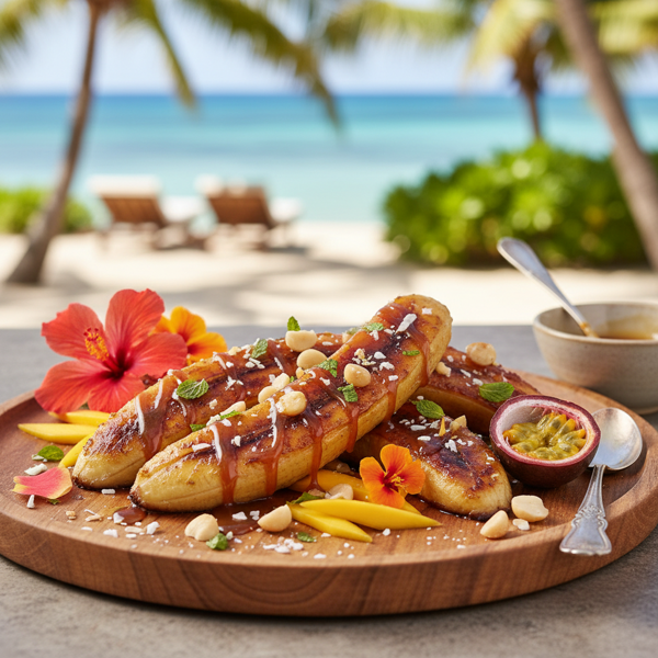 Tropical Baked Bananas recipe
