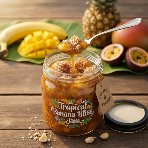 Tropical Banana Bliss Jam recipe