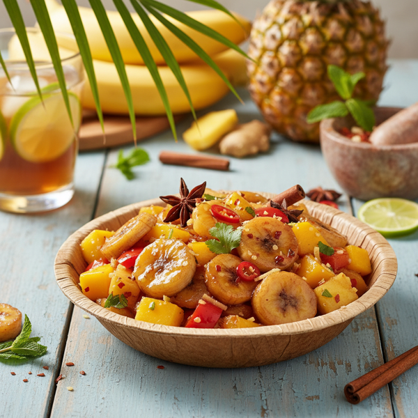 Tropical Banana Chutney Delight recipe