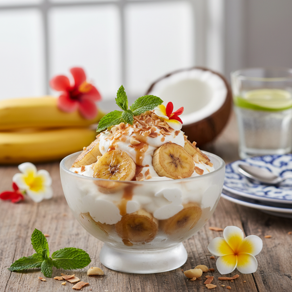Tropical Banana Coconut Delight recipe